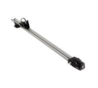 Atera 08221 Portabicicletas de Coche Giro Speed, Aluminio Plata, Portabicicletas de Techo de Coche para 1 Bicicleta de Carretera o de montaña de hasta 17 kg