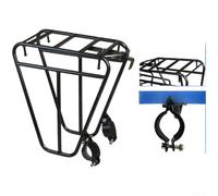 Portabicicletas delantero de acero para alforjas para bicicleta delantera de acero (A)