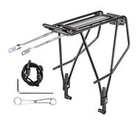 Portabicicletas para la parte trasera de la bicicleta, portaequipaje de bicicleta | Portabicicletas trasero de aleación de aluminio - Portaequipajes de bicicleta, accesorios para bicicletas para