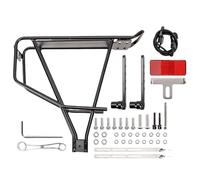 Portabicicletas para la parte trasera de la bicicleta, portaequipajes para bicicleta, portaequipajes de aleación de aluminio, Portaequipajes de bicicleta negro, accesorios de ciclismo para la vida