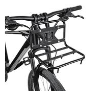 Portabicicletas - Portaequipajes de aleación de aluminio de liberación rápida de 22 cm, resistente y ligero | Portaequipajes delantero de ciclismo para mujeres adultas hombres niña chico montaña Cit