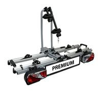 Portabicicletas Premium (Apto para: 2 bicicletas, Capacidad de carga: 60 kg, Específico para: Vehículos con enganche para remolque)