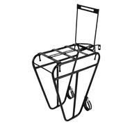 Portabicicletas, soporte para bicicleta, marco de acero de montaje trasero, estable, ligero, compacto, portabicicletas para almacenamiento de equipaje, deportes al aire libre, picnic, 11.81 x 10.79 x