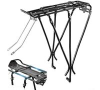 Portabicicletas trasero de aluminio, estante de equipaje de freno en V, para discos y bicicletas V-BRAKE, apto para ruedas de 24 a 28 pulgadas, estante de carga resistente a la intemperie