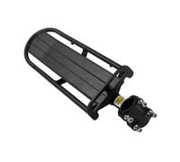 Portabiciclette posterior en aleación de aluminio, portaequipajes de bicicleta ajustable, accesorio duradero para el transporte, soporte robusto compatible con varias bicicletas