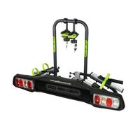 GO BIKER Portabicicletas Beat para 2 Bicicletas Bola de Remolque antirrobo, 15kg x Carril, chasis de Acero/Aluminio, Brazos Ajustables Todo Tipo de Bicicletas, Doble Cierre de Seguridad, 13 a 7 Pines