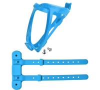 Portabidón de Bicicleta, Portabotellas de plástico para Bicicleta con Base de Montaje en el Techo. (Azul)
