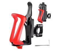 Portabidón para bicicleta | Soporte para vaso portabotellas para bicicleta, accesorio ajustable con enganche para manillar para bicicletas de carretera y Mountain Bike con marco de 20 - 35 mm para