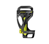 Portaborraccia KELA en Policarbonato Negro/Amarillo con Entrada Lateral Race one
