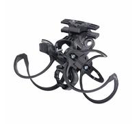 ZEFAL Tri Bottle Cage Set - Portabidon Doble para Sillín Bicicleta - Portabidones Bicicleta Triatlon - Pulse Z2 y Z2i, Negro, Talla única