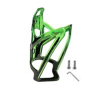 Portabidones Bicicleta Carbono, Soporte Lateral para MTB/Carretera, Jaula para Botella de Agua, Colorido- Verde