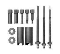 Portable 12Pieces Bearing Puller Kit Heavy Duty Wheel Inner Hole Extractors