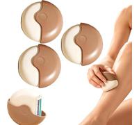 Portable 3-Layer Hair Shaver with Rotating Cover,3-Layer Triple Blade Shaver with Moisture Strip,Irritation-Free Shave,Wet & Dry Compact Razor,for Legs Arms Underarms and Face，3