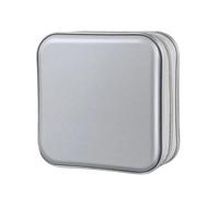 Portable 40 Capacity Disc Storage Case - Holder | Compact Electronics Organizer with Zipper and Lightweight Design for DVDs CDs Movies Music Albums Travel RV Home Holiday Party Vacation Daily