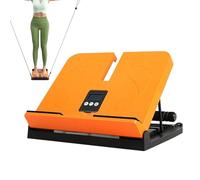 Portable 6-Level Slant Board, Adjustable Exercise Wedge with Pull Rope and Timer, Squat Leg Trainer, Fitness and Yoga Equipment, Indoor Outdoor Workout Accessory for Gym, Office, Travel
