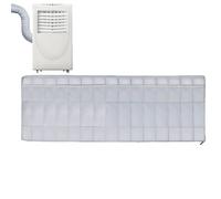 Portable Ac Duct Hose Sleeve, Thermal Insulating Cover, Dust Resistant Vent Wrap, Easy Installation, Excellent for Apartment Dorm Hotel Workplace to Enhance Cooling Efficiency