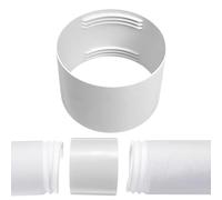 Portable AC Exhaust Hose Coupler, Air Conditioner Hose Connector, Mobile 5.1in 5.9in Pipe Joint, Durable Duct Adapter for Commercial Space Bedroom Car Indoor Cooling Setup, 160g