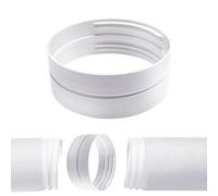 Portable AC Exhaust Hose - Universal Portable Coupler | Air Conditioner Parts, Exhaust Duct Connector Adapter, Intake Outlet Extension Joint, Left Right Thread Compatible Fitting For Cooling, Heating,
