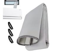 Portable AC Hose Insulation, Air Conditioner Hose Cover Wrap, 3 Adjustable Buckle Straps, Heat-Resistant Protective Sleeve, Compact Ideal for Home, Car, Garage, and Office Use