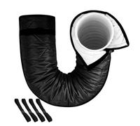 Portable AC Hose Insulation Sleeve | Adjustable Heat Insulated Pipe Parts | AC Sleeve | for 5 & 5.9-inch Diameter RV Door Garage Window Outdoor Outside