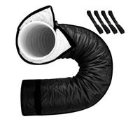 Portable AC Hose Insulation Sleeve - Adjustable Heat Insulated Pipe Wrap, Reflective Thermal Barrier, Universal Vent Cover for 5 to 5.9-inch Diameter Hoses, Energy Saving Protection for Window RV