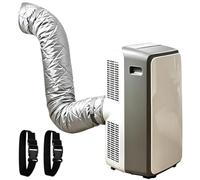 Portable AC Hose Insulation | Waterproof Oxford Cloth Insulated Made Of Oxford Cloth With Straps, This Insulated AC Exhaust DuctCover Wraps Around The Duct, Providing Protection. This DuctWrap Prote
