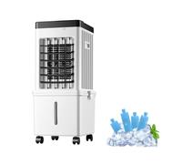 Portable AC Tres ajustes de Velocidad del Viento, depósito de Agua de 15 Litros, función de Temporizador para Hogar Oficina