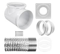 Portable AC Window Kit, Air Conditioner Exhaust Vent Kit 650g, Wall Mounted Connector, Home Ventilation Parts, Easy Installation, Efficient Cooling, Room Circulation, Straightforward Setup Support