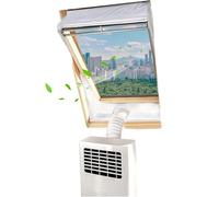 Portable AC Window Vent Kit AC Sealing Sealing Duct Includes A Quick Cloth