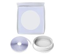 Portable AC Window Vent Kit, Adjustable Window Seal Set for Air Conditioner Exhaust, Replacement Panel Parts for Indoor Hose and Dryer Connection, Draft Blocker, 400x37x1cm