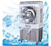 Portable Air Conditioner, 60L Evaporative Air Cooler with 3 Speeds, 4 Ice Boxes, and 4 Wheels for Home/Office Use, Efficient Cooling Solution