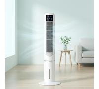 Portable Air Conditioners for Bedroom, Windowless Evaporative Air Cooler with 4L Visible Water Tank, 3 Modes & Speeds Standing Cooling Fan for Indoor Room Office