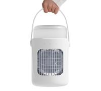 Portable Air Cooler, Desktop Fan, Rechargeable Unit, Quiet, 9.25x5.71x5.71 inches, Built-In Light, Ideal for Bedroom Comfort, Dorm Spaces, Living Room Use, Camping Trips