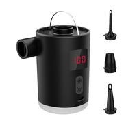 Portable Air Pump, Rechargeable Air Mattress Inflator, Fast Inflation and Deflation Compressor For Camping, Guest Beds, Kids Sleepovers, Pool Toys, Rafts, Backpacking Outdoor Adventures
