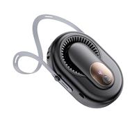 Portable Airflow Cooling Fan - Small Handheld Neck Device, Adjustable 5 Speed Unit | LED Display Travel Comfort Gear, Rechargeable Breeze Machine for Boys Girls Men Women Outdoor Heat