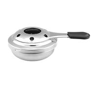 Portable Alcohol Stove - Stainless Steel Camp Burner, Outdoor Cooking Grill, Anti-Scald Handle | Backpacking Kitchen Equipment, Picnic Meal Heating Tool, Lightweight Travel Cooker, Hiking Adventure