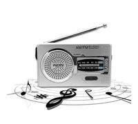 Portable Am FM Radio, Pocket Radio Am FM De Bolsillo De Funcionamiento De Baterías con Altavoz Fuerte | Jack De Auriculares De 3.5 Mm, Antena Extensible, Excelente Recepción para El