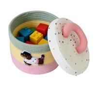 Portable And Adaptable: The Cute Basket Incorporates A Flexible Material Bin To Deliver A Travel-friendly Design, Functioning As An Easy Move Organizer For Portable Toy Storage; Its Lightweight Constr
