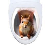 Portable Animal Stickers - 3d Wall Decor Sets, Lifelikes Room Art, Cute Multifunctional Toilet Seat Cover Graphic, Playful Home Accent Pack | Creative Tool For Kitchen Bedroom Living Room Display