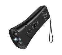 Portable Anti Bark Device, 3 in 1 Ultrasonic Dog Repeller Stop Barking Dog Trainer LED Bark Controller Anti-Static Wrist Strap Outdoor Sonic Bark Con