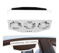 Portable Auto Window Viento, Solar Car Exhaust Fan, Vehicle Cooling Set, Tamaño Acerca de 23 x 7 x 11,5 cm Aire Purifier, Heat Reduction System For, Trucks, Rvs and Motorcycles Material Abs