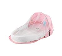 Portable Bàby Crib - Foldable Travel Bed & Lounger with Net and Awning