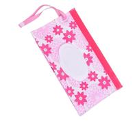 Portable Baby Wipes Holder - Reusable Waterproof Wipe Case | Leakproof Refillable Container for Nursery Stroller Diaper Station Organizer, Stylish Boho Themed Pattern for Kids Care Bathroom Travel