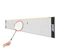 Portable Badminton Net & Foldable Tennis Net | Weatherproof Outdoor Sports Equipment for Kids & Adults | High-Visibility Training Nets for Pickleball, Volleyball, and Driveway Games | Multi-