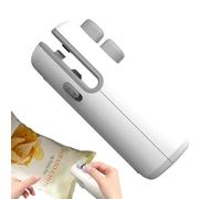 Portable Bag Sealers, Small Rechargeable and Cutter, Food Resealing Tool Chip Bags, Vacuum Sealing Machine Compact Versatile Ideal for Snacks, Candies, Storage