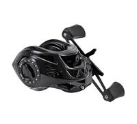 Portable Baitcaster Reel - Lightweight Metal Fishing, Compact Durable Angler Gear, Smooth Casting Tackle Accessory, Outdoor Tool, Precision for Easy Use, Recreational Equipment | Ergonomic D
