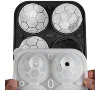 Portable Ball Mold, Shape Ice Mold, 5.51 Inches Soccer Molding with Quick Freeze, Food Grade Silicone Ice Molding, Home Accessory with Soccer Design, Cocktail Maker for Party Drinks