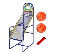 Portable Basketball Game - Kids Hoop Set, 2 Inflatable Balls Inclu