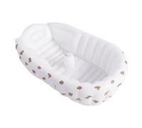 Portable Bath Basin - Inflatable Folding Soaking Tub, Comfortable Cushion Seat, Lightweight Travel Wash Pool, Compact Bathroom Tub, Outdoor Summer Water Activity Fun