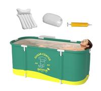 Portable Bathtub - Easy To Store Ice Bath Tub,45,3 x 23,6 x 19,7 pulgadas plegables | Hot Bathtubs | Handy To Clean Ice Bath Tub Separate Family Bathroom Soaking Hot SPA Bathtub For Shower Stall